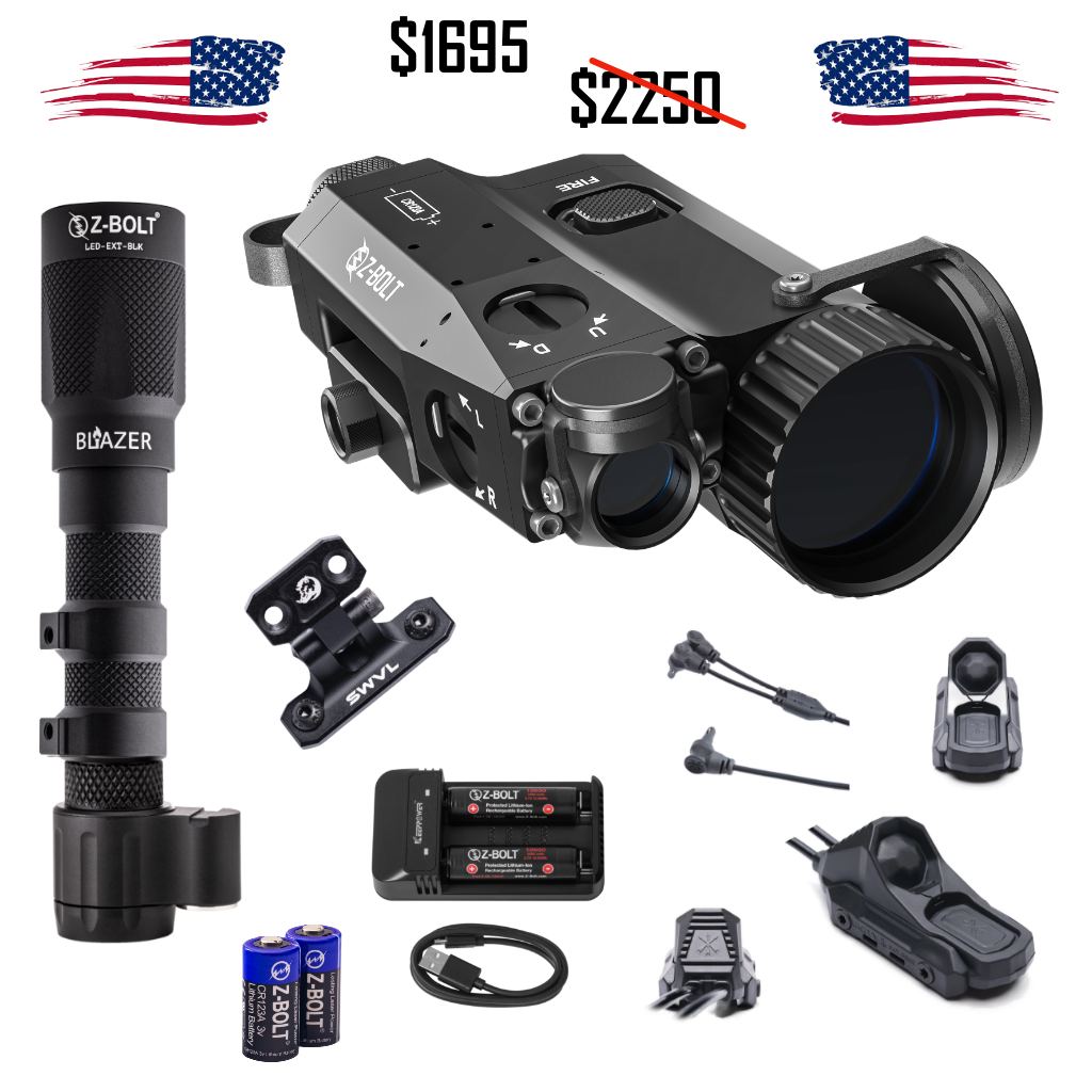VIS Override Rifle Package - ACAL; LED WML; SWVL MLOK Mount; 3X Lead AXON Switch (Crane Plugs) & Dual Function Tailcap (All Black)