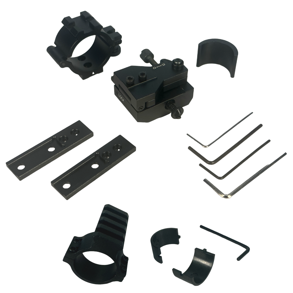 BUNDLE!  LED IR Illuminator & Zeroing Scope Mount