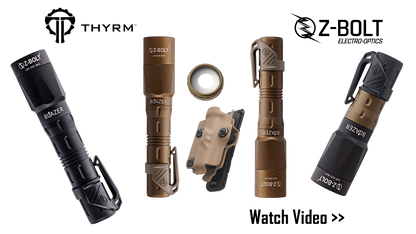 Thyrm LPC Clips for Z-BOLT® Handheld LED, LEP, & VCSEL & IR Infrared Illuminators