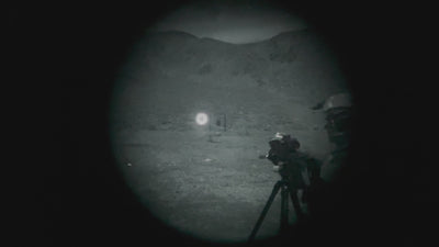 LED IR Illuminators - Rifle Mounted + Nylon Wraps (IP65)